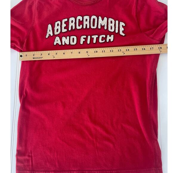 Vintage Y2K Abercrombie & Fitch Embroidered Muscle T Shirt Size Mens Small READ - Picture 5 of 9